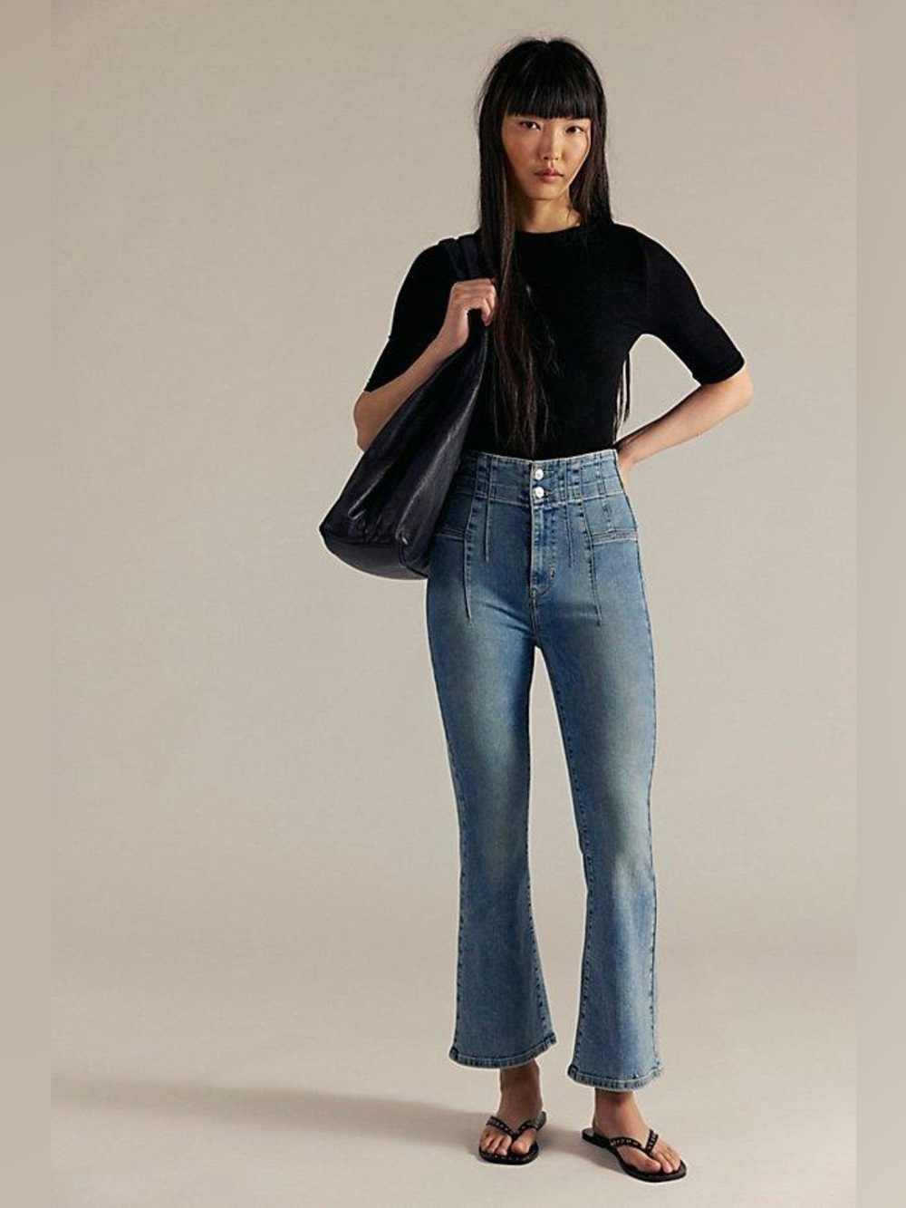 NWT Free People Jayde Crop Flare Jeans